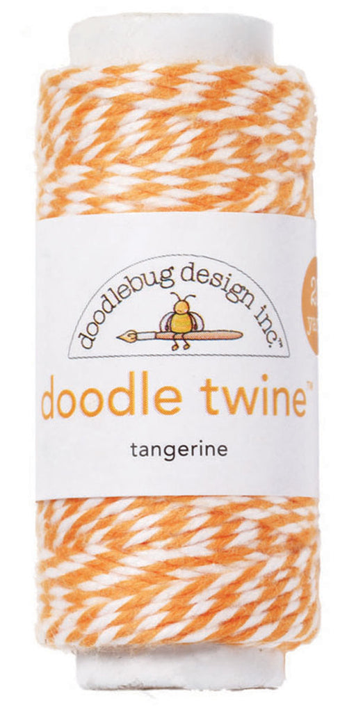 Doodlebug Tangerine Doodle Twine 2989