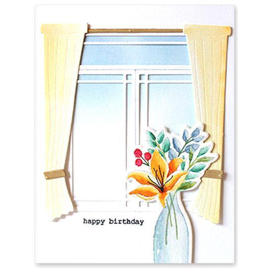 Penny Black Clear Stamps Charisma 30-969 vase