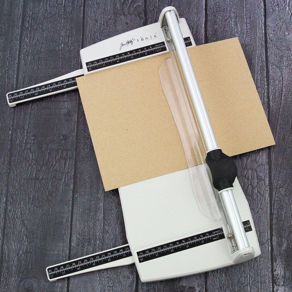 Tim Holtz Tonic Rotary Media Trimmer 3960e with cardstock