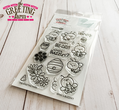 The Greeting Farm What's Buzzin? Clear Stamps tgf656