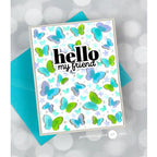 Waffle Flower Pop Up Butterflies Panel Die 421327 hello my friend | color-code:ALT01