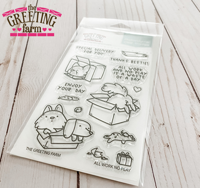 The Greeting Farm All Work and No Play Clear Stamps tgf658