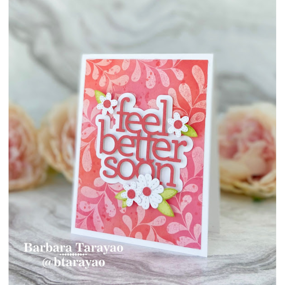 Tim Holtz Distress Ink Pad MOWED LAWN Ranger TIM35008 Feel Better Soon Card | color-code:ALT848