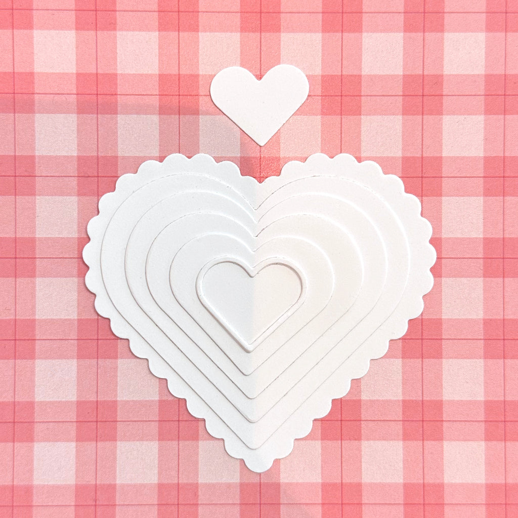Art Impressions Nested Heart Dies 5721 cut out