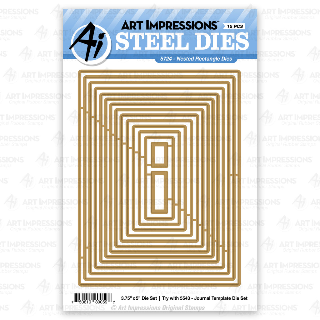 Art Impressions Nested Rectangle Dies 5724