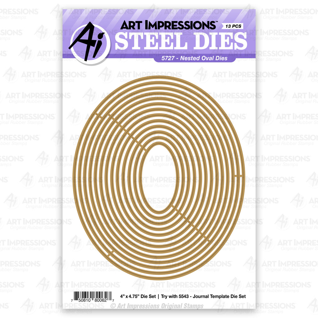 Art Impressions Nested Oval Dies 5727