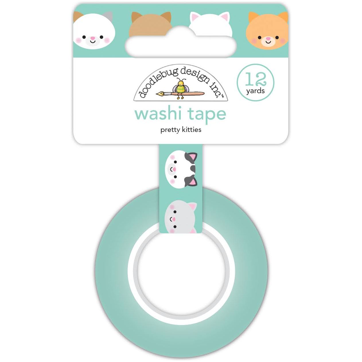 Doodlebug Pretty Kitties Washi Tape 7598