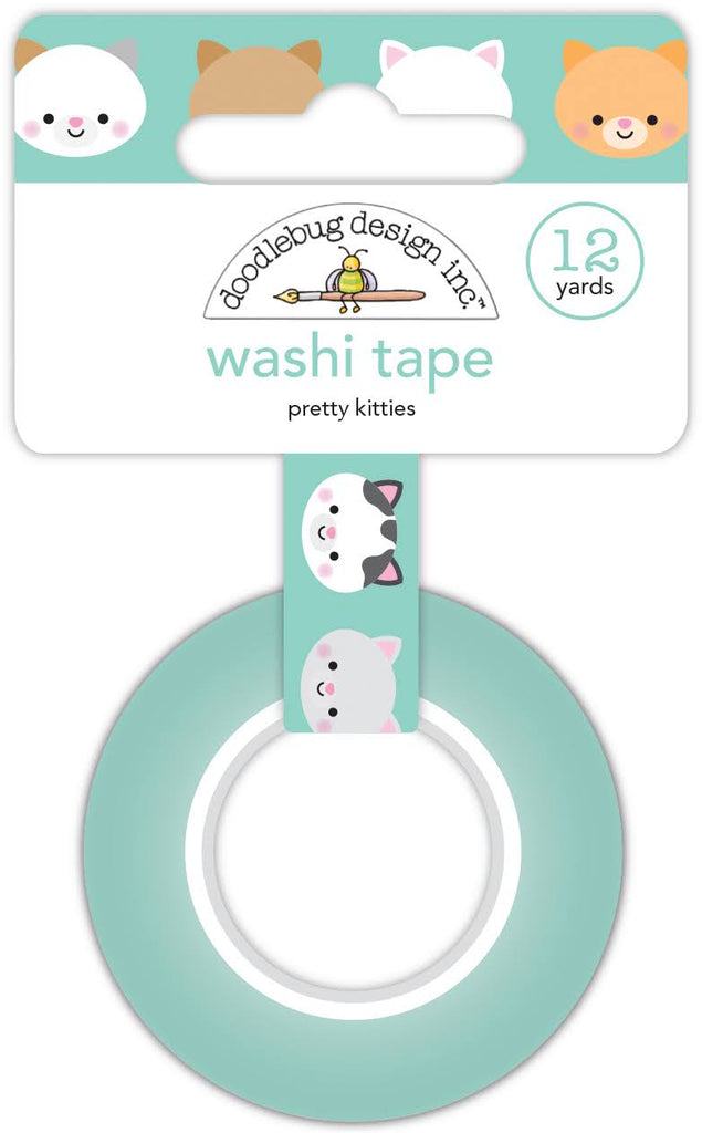 Doodlebug Pretty Kitties Washi Tape 7598