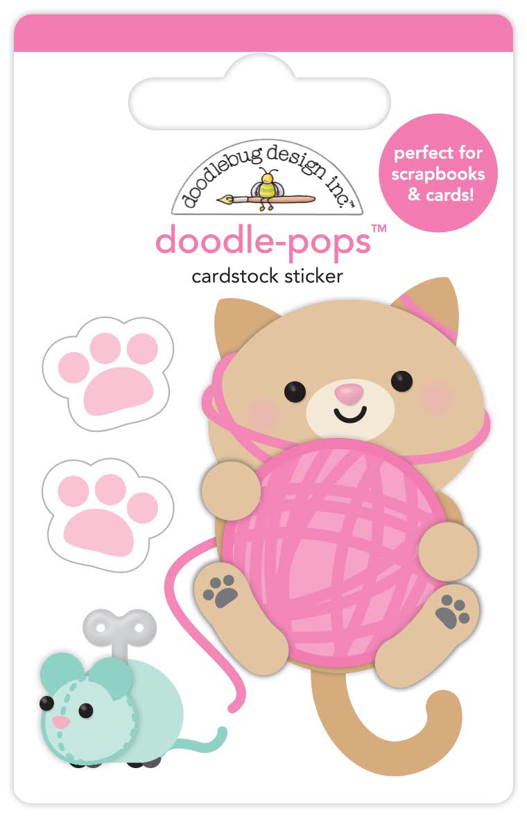 Doodlebug Play Time Doodle Pop 3D Stickers 7608 – Simon Says Stamp
