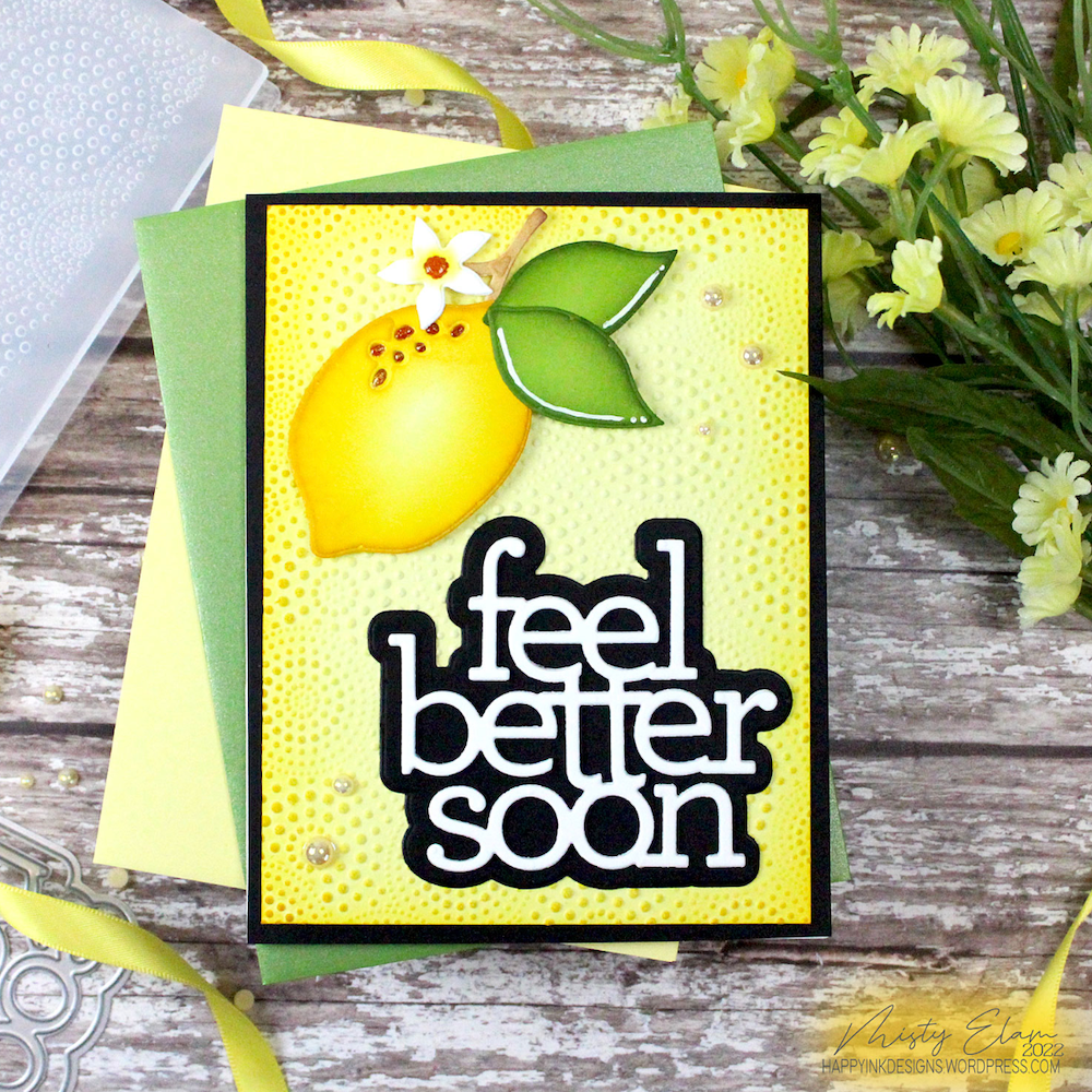 Tim Holtz Distress Ink Pad PEELED PAINT Ranger TIM20233 Feel Better Soon Card | color-code:ALT837