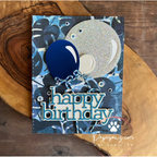 Tonic SILVER SCREEN 8.5 x 11 Glitter Cardstock 9961e Balloon Birthday Card | color-code:ALT03