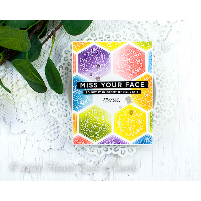 Simon Says Stamp EMBOSSING POWDER CLEAR Fine Detail ClearEP1 Miss Your Face Card | color-code:ALT02