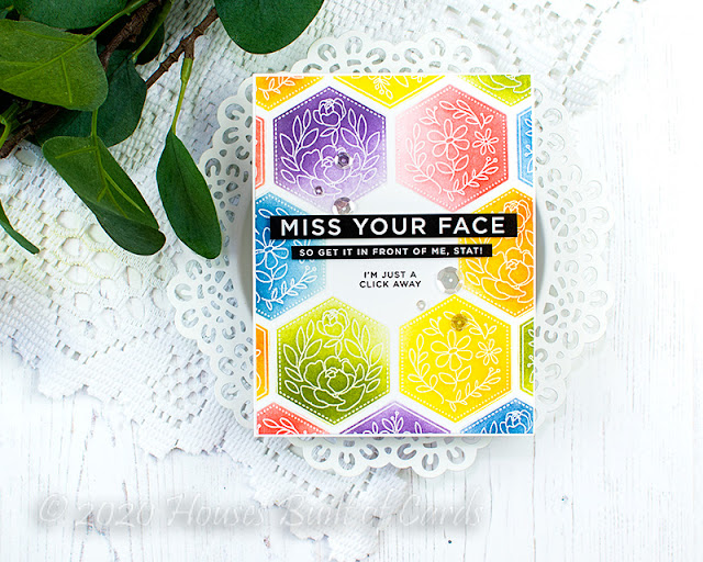 Simon Says Stamp EMBOSSING POWDER CLEAR Fine Detail ClearEP1 Miss Your Face Card | color-code:ALT02