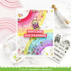 Lawn Fawn Set Here For You Bear Clear Stamps and Dies lfhfyb Rainbow Edge to Edge Shaker | color-code:ALT1