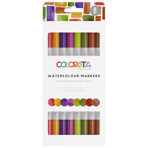 Crafter's Companion Colorista Botanic Accents Watercolour Markers sncol-watm-bot8