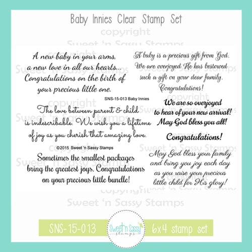Creative Worship Baby Innies Clear Stamp Set sns-15-013