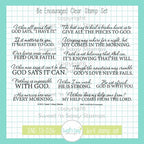 Creative Worship Be Encouraged Clear Stamp Set sns-13-036