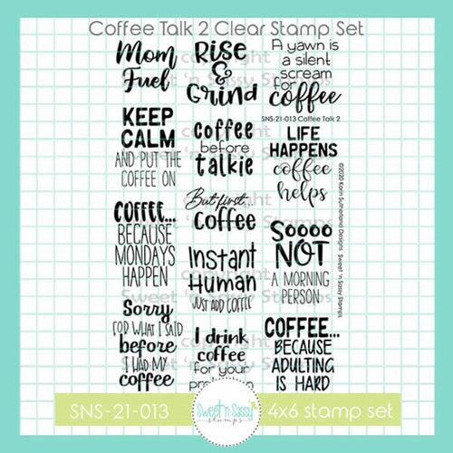 Creative Worship Coffee Talk 2 Clear Stamp Set sns-21-013