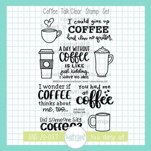 Creative Worship Coffee Talk Clear Stamp Set sns-20-037
