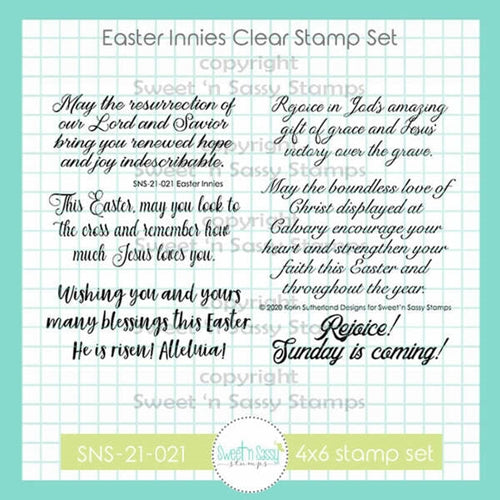 Creative Worship Easter Innies Clear Stamp Set sns-21-021
