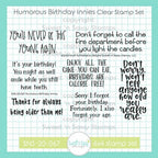 Creative Worship Humorous Birthday Innies Clear Stamp Set sns-20-067