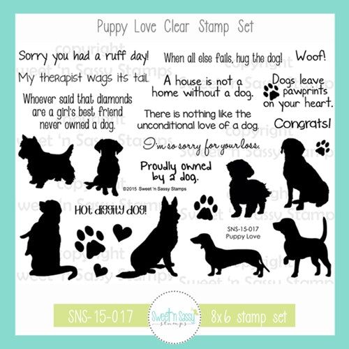 Creative Worship Puppy Love Clear Stamp Set sns-15-017