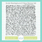 Creative Worship Script Background Clear Stamp sns-21-057