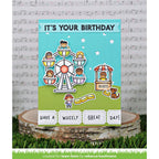 Lawn Fawn Raffle Tickets Dies lf3096 Birthday Amusement Park Card