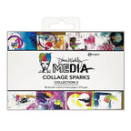 Dina Wakley Collection 3 Media Collage Sparks Ranger mda82248