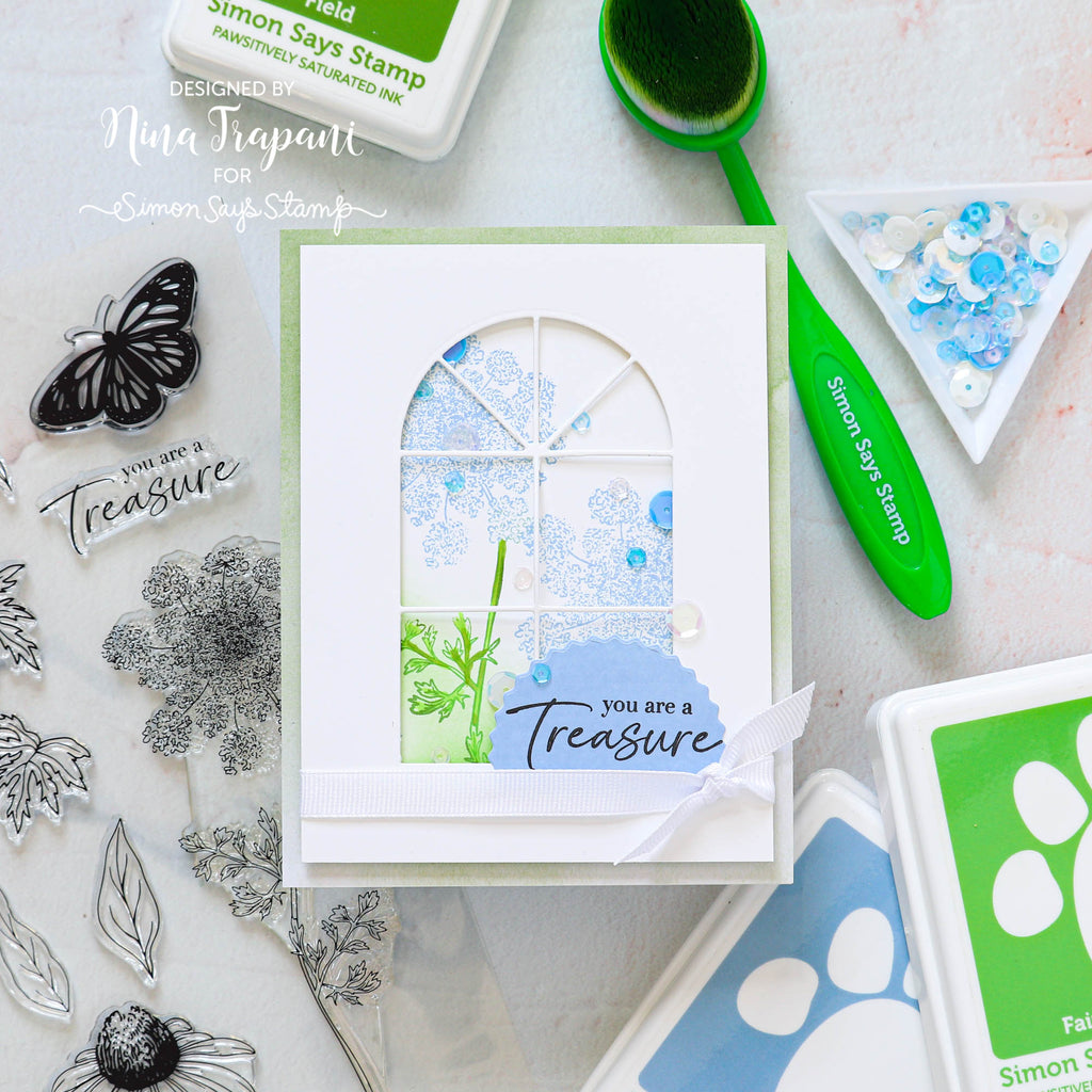 Gina K Designs WHIMSICAL WILDFLOWERS 2 Clear Stamps hs39 You're a Treasure | color-code:ALT02