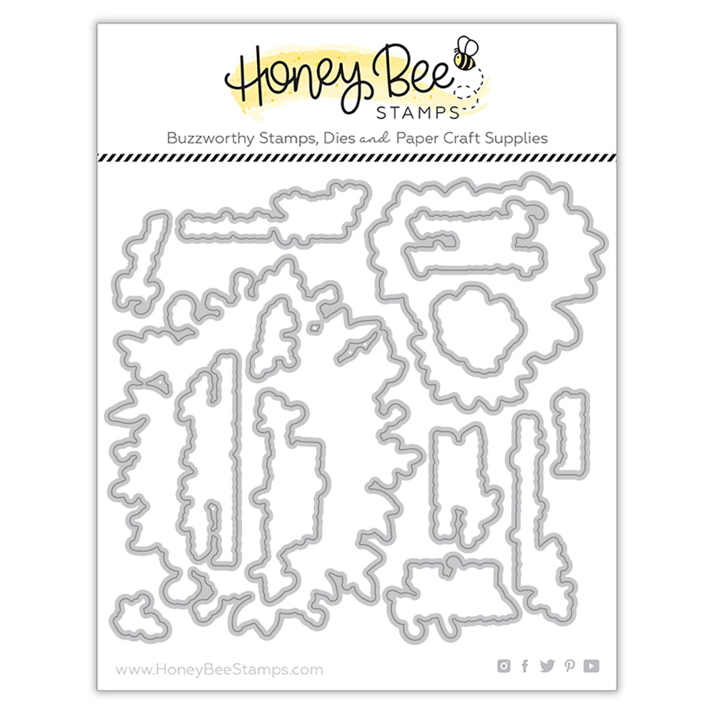 Honey Bee Daisy Layers Bouquet Dies hbds-478 Metal Outilnes