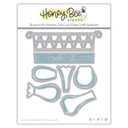 Honey Bee Bud Vases Dies hbds-budvs Metal Outline