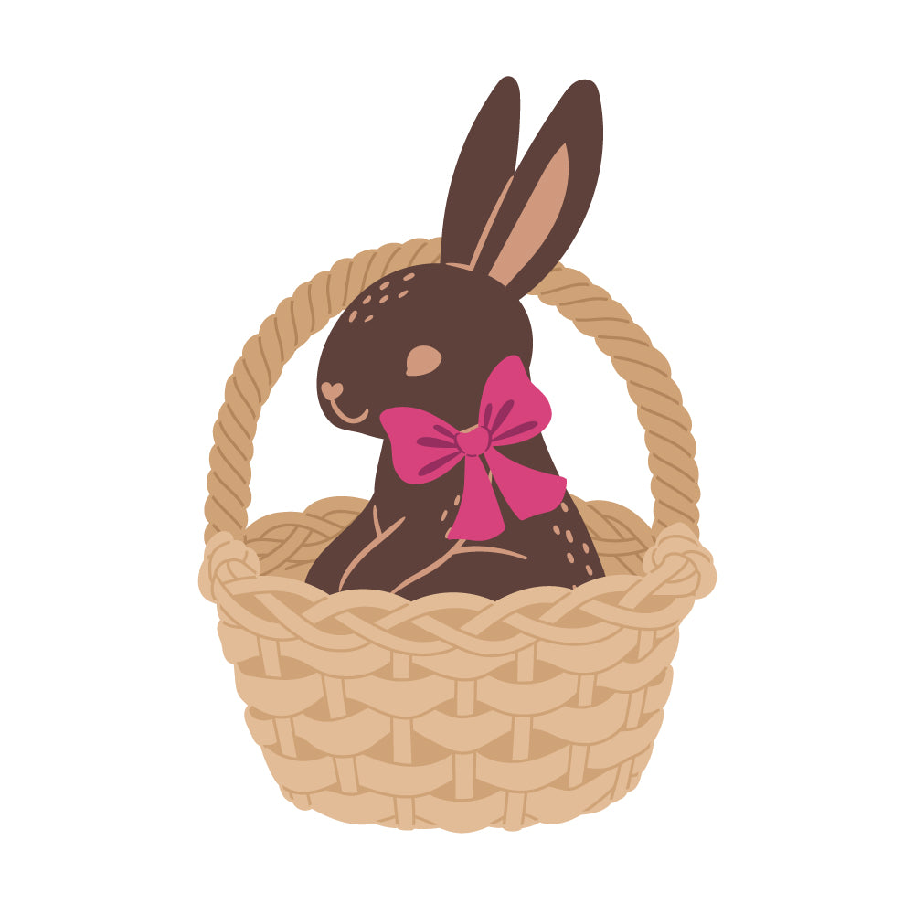 Honey Bee Bunny Basket Dies hbds-bunbt Chocolate Easter