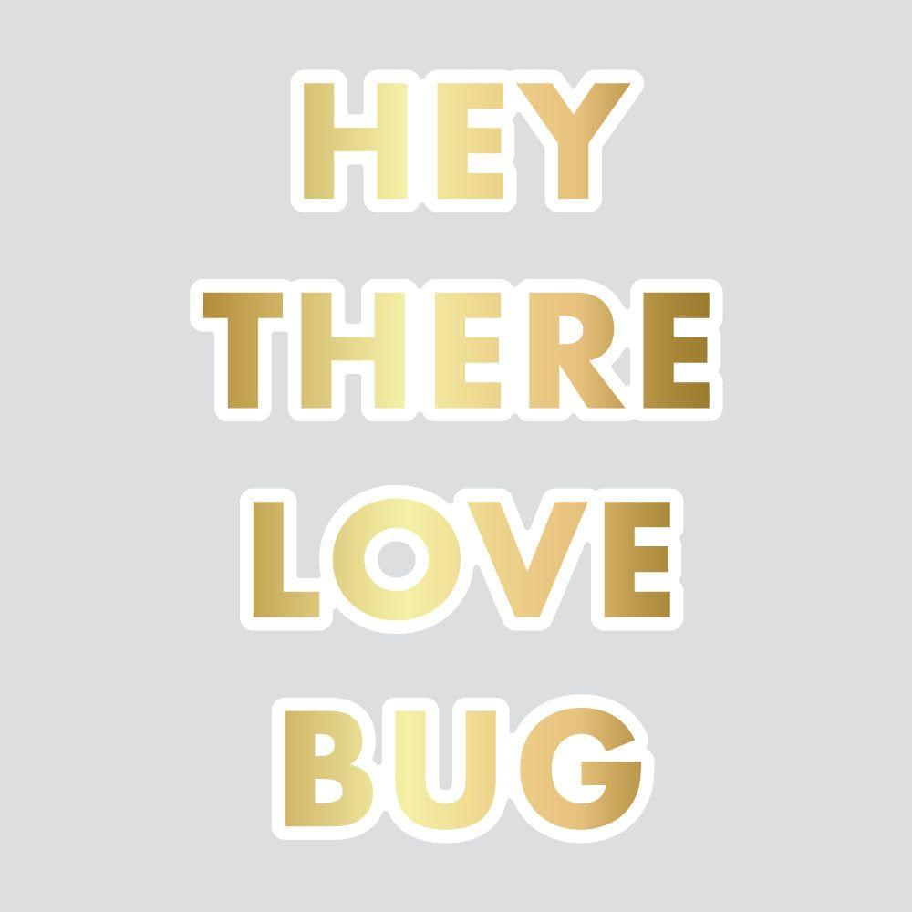Honey Bee Love Bug Hot Foil Plate hbds-foillb Foiled