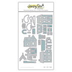 Honey Bee Spring Cottage Village Dies hbds-spctv Metal Outline