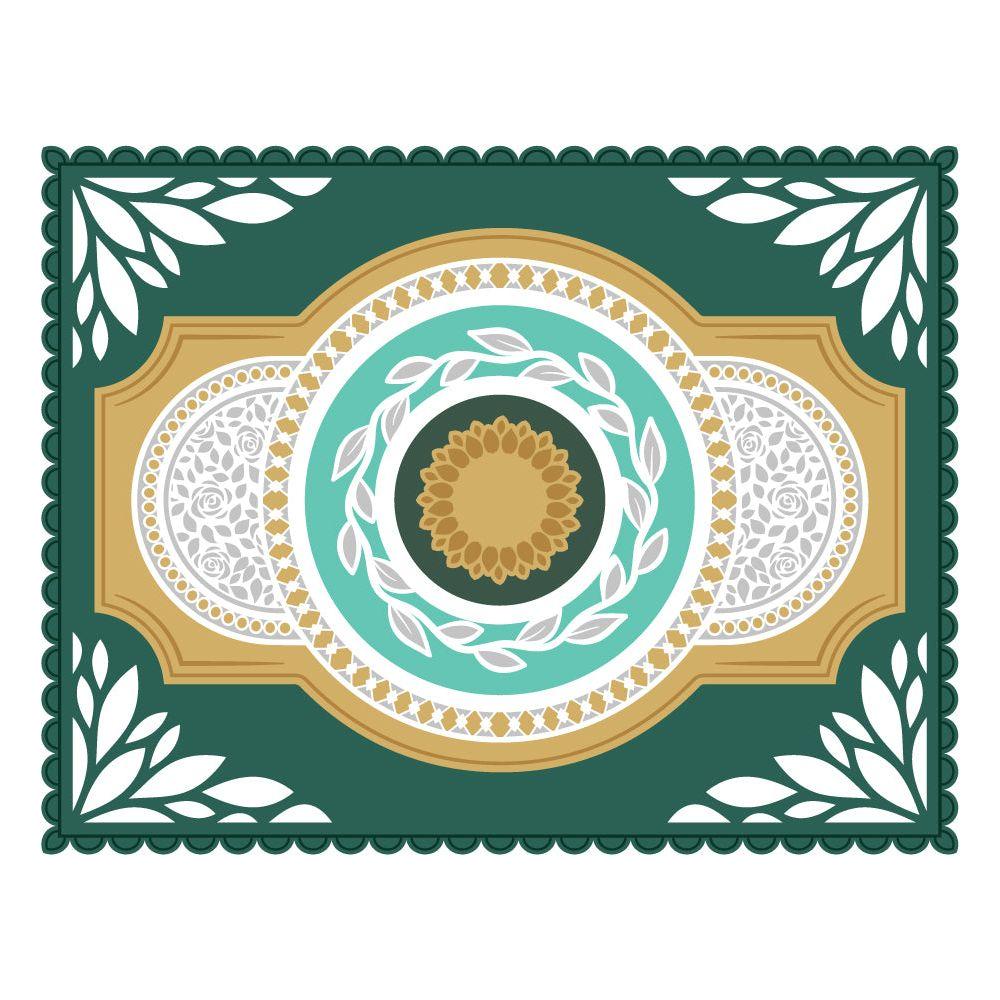 Honey Bee Spring Vine Layering Frames Dies hbds-svlfm Green Sample