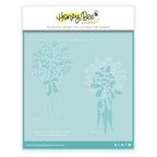 Honey Bee Garden Bouquet Stencil Set Of 2 hbsl-123