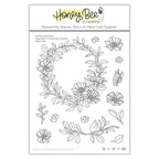 Honey Bee Spring Wreath Clear Stamp Set hbst-480