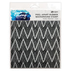 Ranger Simon Hurley Funky Chevron Cling Stamps hur82514