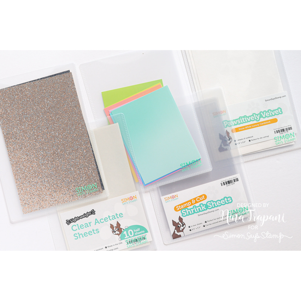 Simon Says Stamp Pawsitively Everything Half Sheet Cardstock Sleeves st0136 Cardstock Sleeves in Use | color-code:ALT00