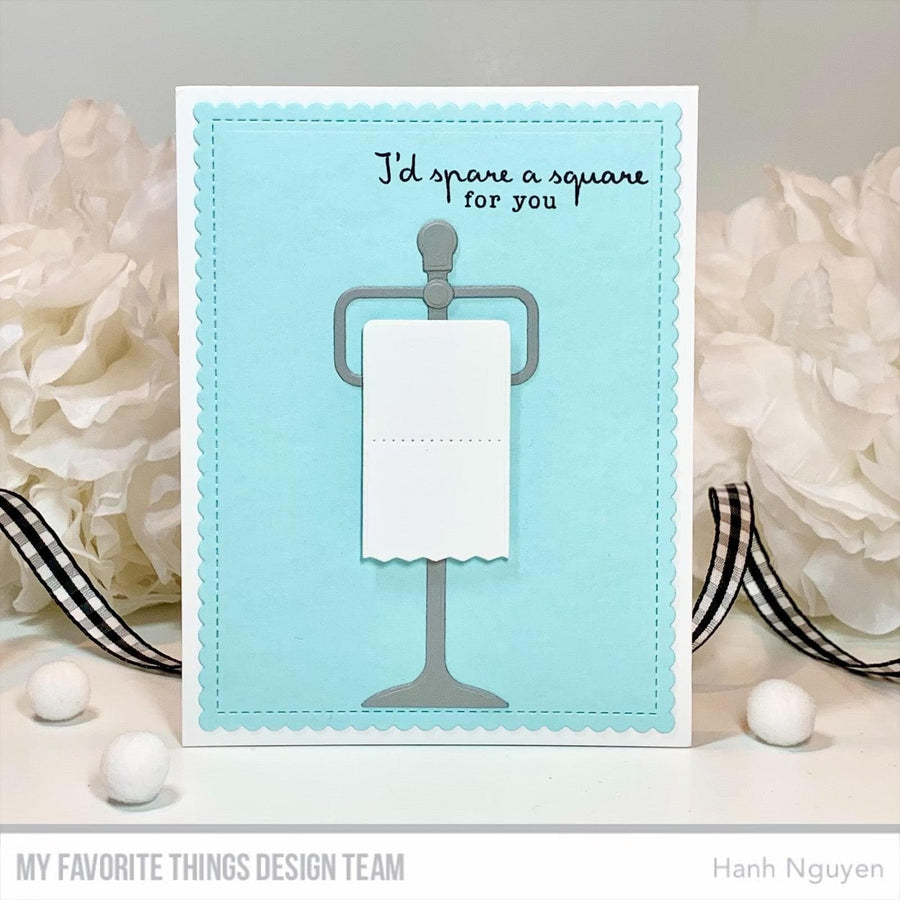 My Favorite Things Toilet Talk Clear Stamps cs759 Spare a Square