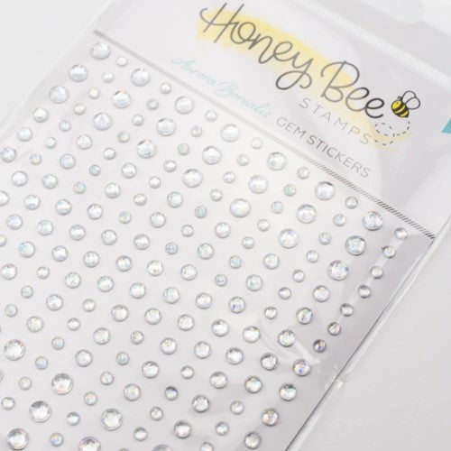 Honey Bee AURORA BOREALIS Gem Stickers hbgs-030