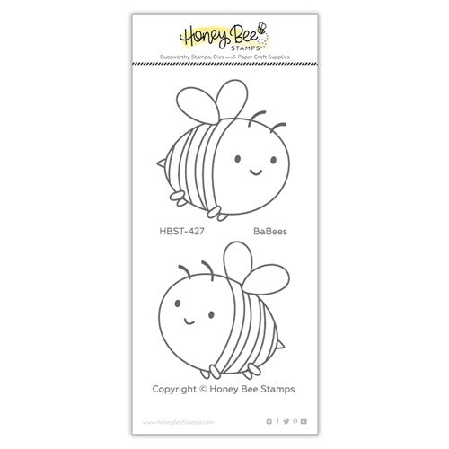Honey Bee BABEES Clear Stamp Set hbst-427