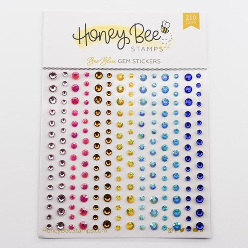 Honey Bee Bliss Gem Stickers hbgs-031