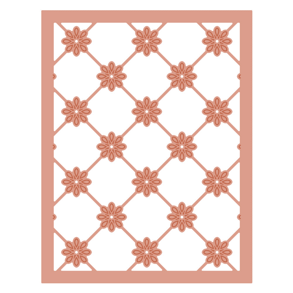Honey Bee Delicate Daisy A2 Cover Plate Top Die hbds-dela2t