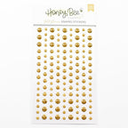 Honey Bee Gold Glimmer Enamel Stickers hbes-009