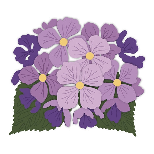 Honey Bee LOVELY LAYERS HYDRANGEA Dies hbds-llhdg