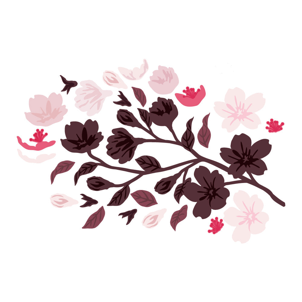 Honey Bee Lovely Layers Cherry Blossom Dies hbds-llchb