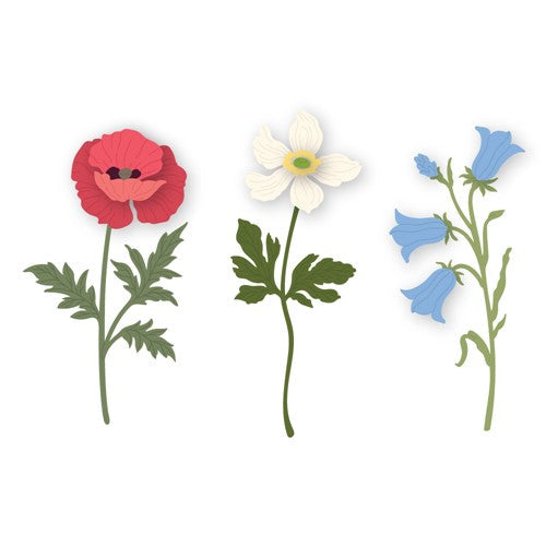 Honey Bee Lovely Layers Wildflowers Dies hbds-llwld