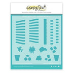 Honey Bee Market Cart Stencil hbsl-085